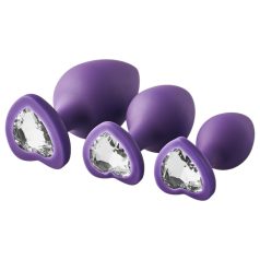   Flirts kit initiation anale - set de plugs (3 pièces) - violet