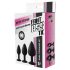 Dreamtoys Fantasstic - Kit de plugs anaux - 3 pièces (noir)