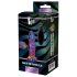 Glamour Glass - vibromasseur anal en verre à ondes (multicolore)