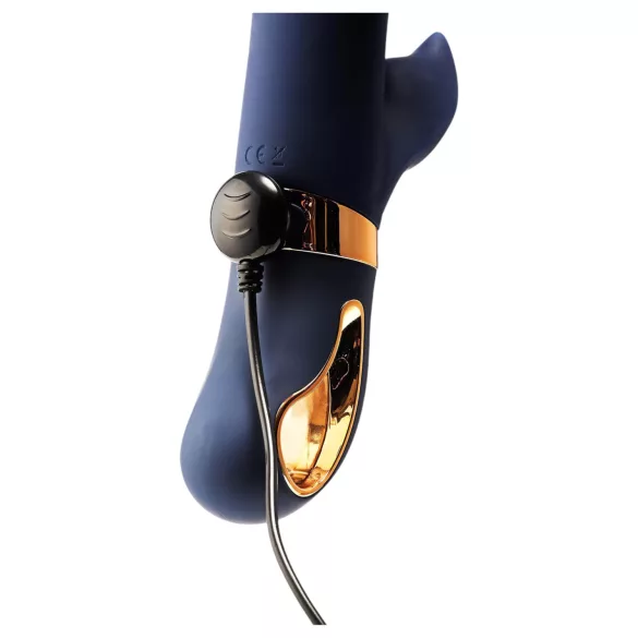 Dream Toys Atropos - vibromasseur chauffant rechargeable - silicone bleu