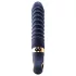 Goddess - vibromasseur nervuré chauffant (bleu foncé)