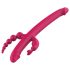 Vibromasseur Dreamtoys Anywhere Pleasure - rechargeable, 4 branches (rose)
