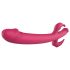 Vibromasseur Dreamtoys Anywhere Pleasure - rechargeable, 4 branches (rose)