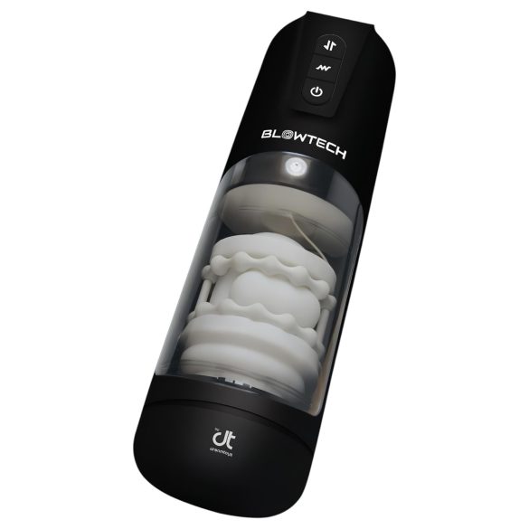 Dreamtoys Blowtech - Masturbateur vibrant noir à mouvement haut/bas