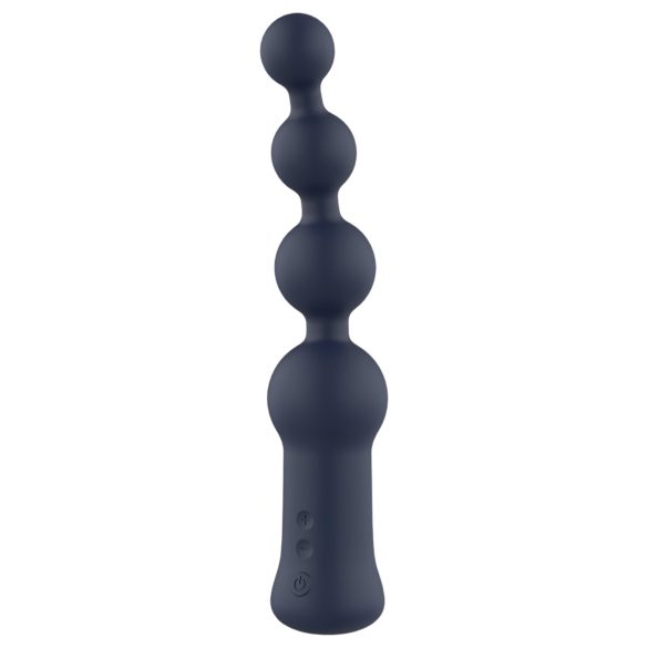 Startroopers Hubble - vibromasseur anal perlé rechargeable (noir)