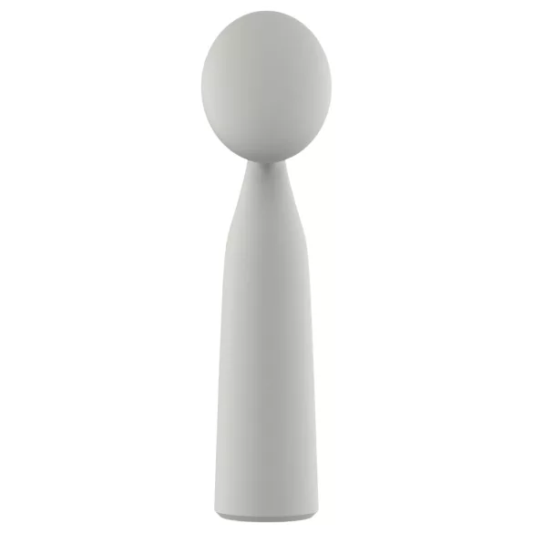Nude Luna - mini wand vibromasseur rechargeable - gris