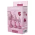 Dreamtoys Gleaming Love - set de plugs anaux cœur (rose)