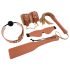 Blaze Elite - Set BDSM 5 pièces (cognac)