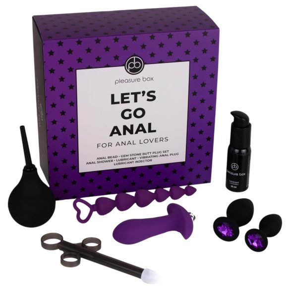 Coffret Plaisir Let's Go Anal - kit anal complet - 7 pièces