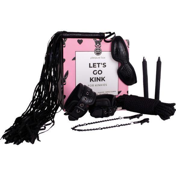Kit bondage Let's Go Kink - 6 pièces