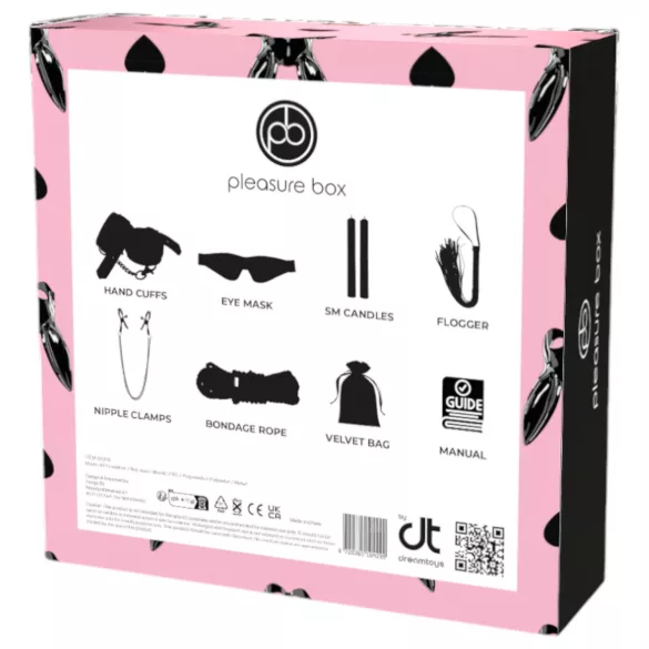 Pleasure Box Let's Go Kink - kit bondage - 6 pièces
