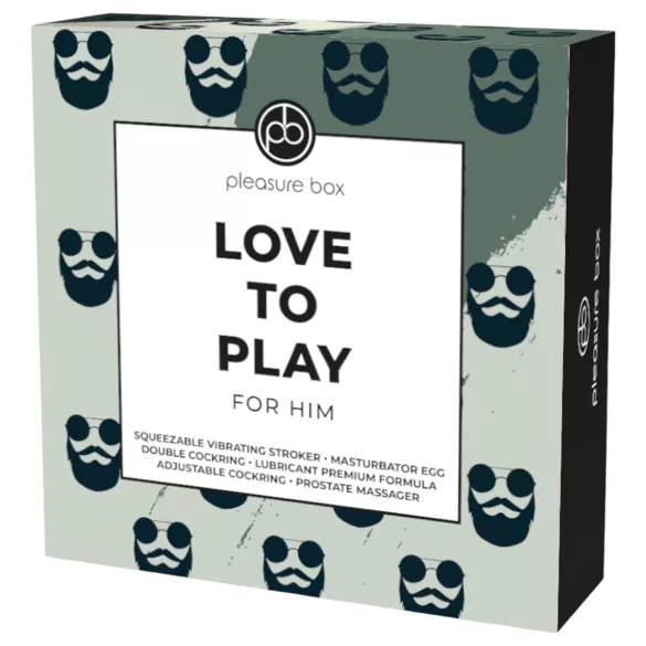 Pleasure Box Love to Play - coffret masturbateur homme - 6 pièces