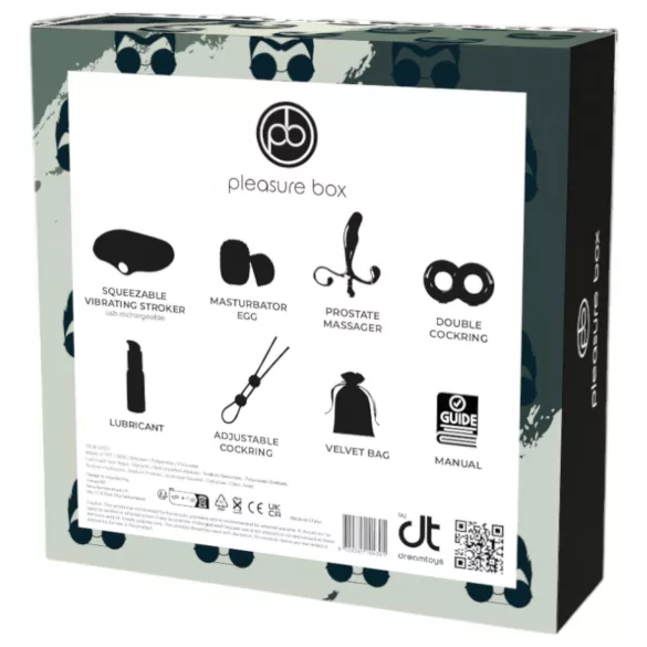 Pleasure Box Love to Play - coffret masturbateur homme - 6 pièces