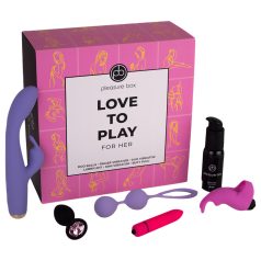   Coffret Jouissance Love to Play - set de vibrateurs 6 pièces (rose-violet)