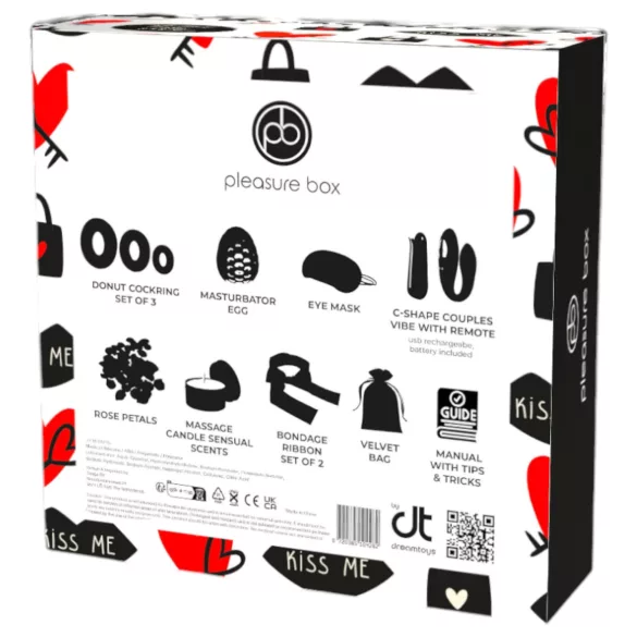 Pleasure Box Let's Play Together - coffret couple 7 pièces - accessoire érotique