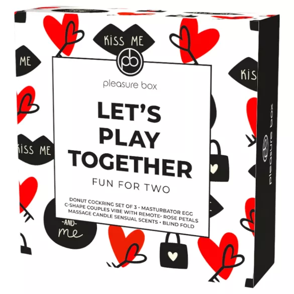 Pleasure Box Let's Play Together - coffret couple 7 pièces - accessoire érotique