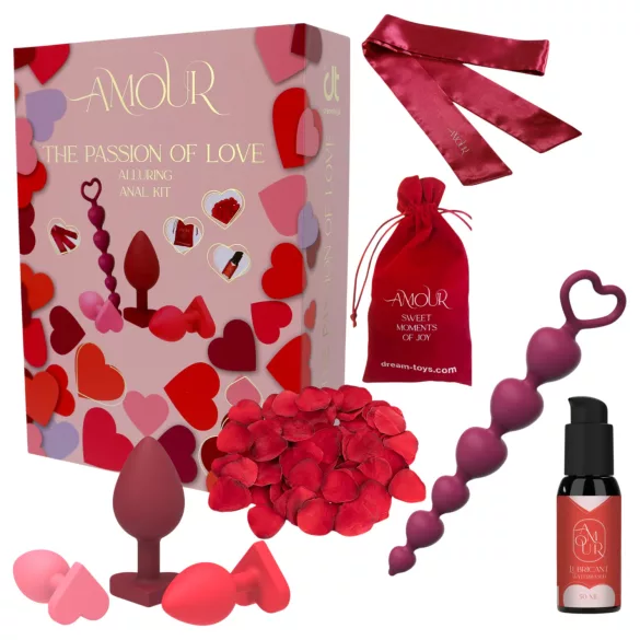 Dreamtoys Amour - coffret cadeau d’entraînement anal (rouge)