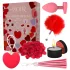 Dreamtoys Amour - coffret cadeau vibromasseur en forme de cœur (rouge)