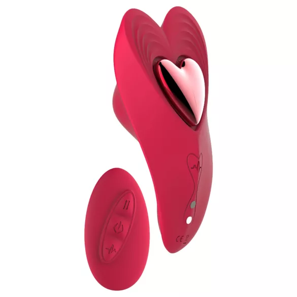 Dreamtoys Amour - ensemble de vibromasseur culotte portable (rouge)