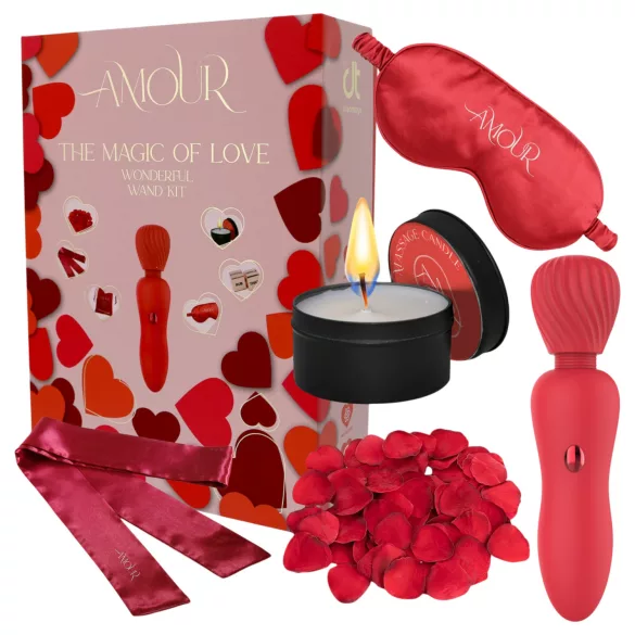 Dreamtoys Amour - coffret de wand vibrant (rouge)