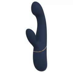   Goddess - vibromasseur couple à embout flexible (bleu foncé)