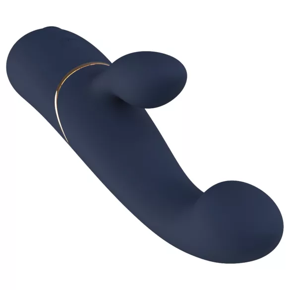 Goddess - vibromasseur couple à embout flexible (bleu foncé)