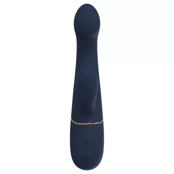 Goddess - vibromasseur couple à embout flexible (bleu foncé)