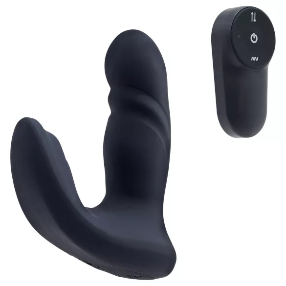 Dreamtoys Pulz - vibromasseur anal à va-et-vient avec télécommande (bleu)