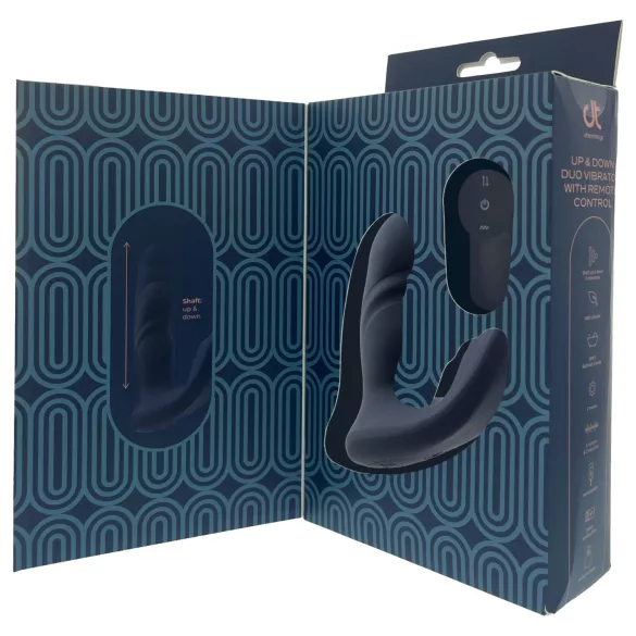 Dreamtoys Pulz - vibromasseur anal à va-et-vient avec télécommande (bleu)
