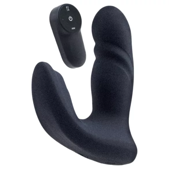 Dreamtoys Pulz - vibromasseur anal à va-et-vient avec télécommande (bleu)