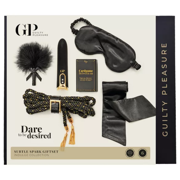 Guilty Pleasure Indulge - coffret cadeau BDSM pour débutants (noir)