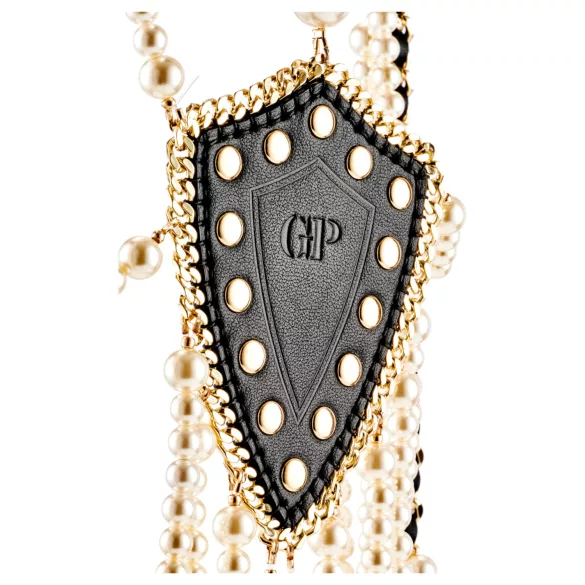 Guilty Pleasure Allure - ensemble collier et chaîne de corps (noir)