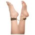 Allure - Bracelet de cheville perlé (noir)