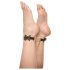 Allure - Bracelet de cheville perlé (noir)