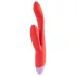 Dreamtoys - Vibromasseur point G avec stimulateur clitoris - silicone rouge