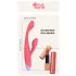 Dreamtoys - Vibromasseur point G avec stimulateur clitoris - silicone rouge