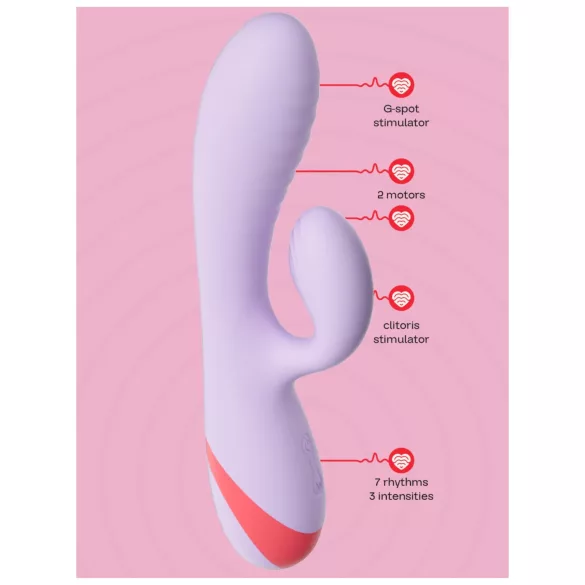 Dreamtoys Love Signal - vibromasseur à bras clitoridien (violet)