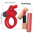 Dreamtoys Love Signal - anneau vibrant pour pénis (rouge)