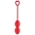 Dreamtoys - Boules de geisha duo - silicone rouge