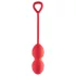 Dreamtoys - Boules de geisha duo - silicone rouge