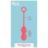 Dreamtoys - Boules de geisha duo - silicone rouge