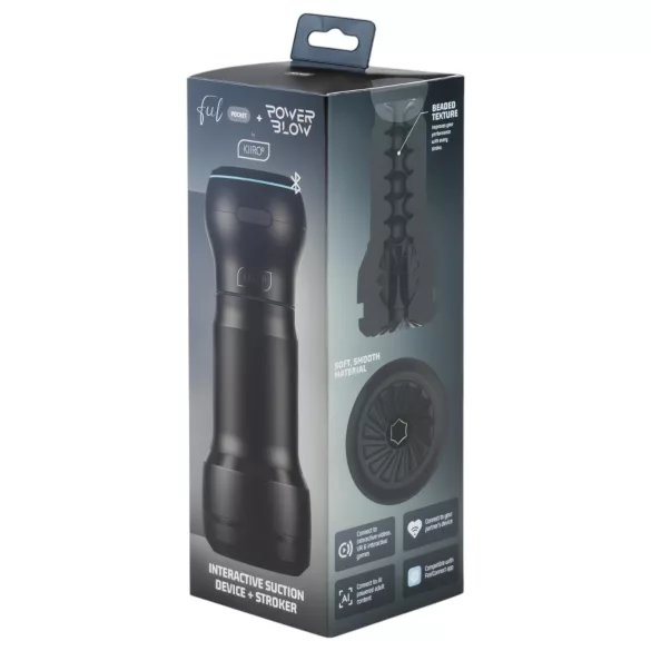 Kiiroo PowerBlow + Feel Pocket masturbateur de poche (noir)