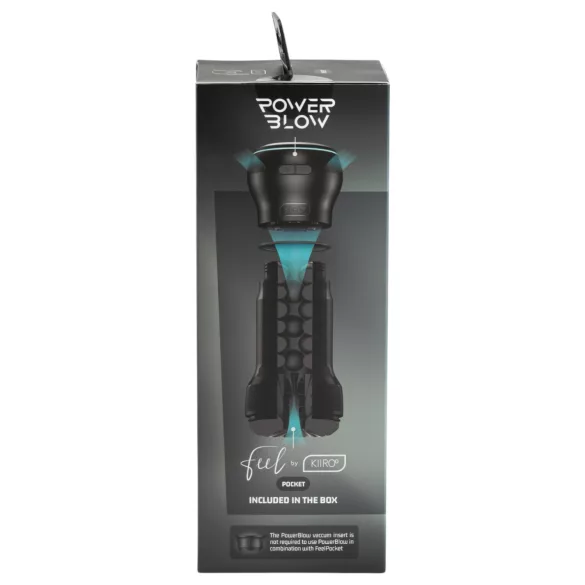 Kiiroo PowerBlow + Feel Pocket masturbateur de poche (noir)