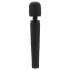 Pixey Deluxe Black Velvet - vibromasseur wand taille L (noir)