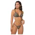 Zôf Nina - ensemble soutien-gorge et string à motif léopard (marron)