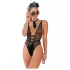 Zôf Police Desire - costume de policière avec body transparent (noir) - L/XL