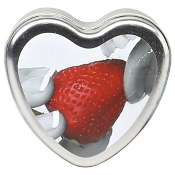 Bougie de massage comestible à la fraise