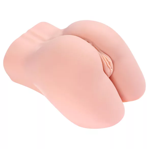 Kokos Hera - vagin et anus réalistes en buste (couleur chair)