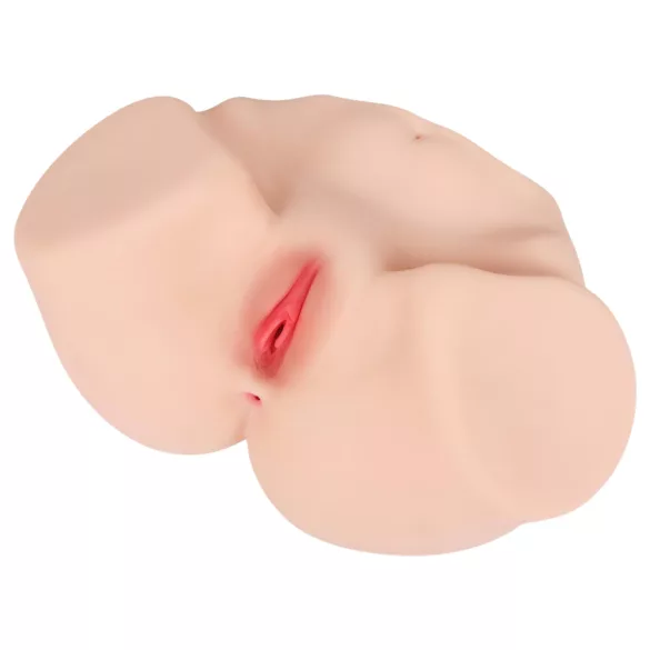 Kokos Maria - vagin et anus artificiels réalistes en buste (couleur chair)