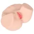 Kokos Maria - vagin et anus artificiels réalistes en buste (couleur chair)